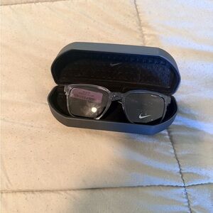 Nike Black and Clear Glasses with Case